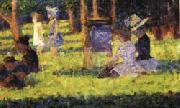 Georges Seurat, Study for A Sunday on the Grande Jatte